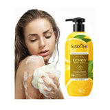 Sadoer Fruit Serum Body Wash - 400ml - Lemon in use