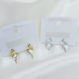 New Twist Crystal Pearl Women’s Dangle Earrings – Each Pair - Buy Online in Pakistan at Cosmia.pk