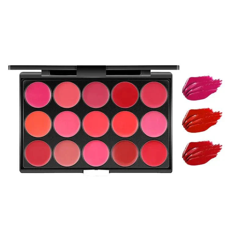 Miss Rose Matte Nourishing Lip Cream Palette - 15 Colors - Buy Online in Pakistan at Cosmia.pk
