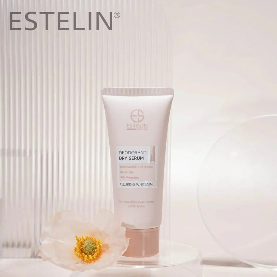 ESTELIN Deodorant Dry Serum Niacinamide + Glycerin  - 60ml - Buy Online in Pakistan at Cosmia.pk