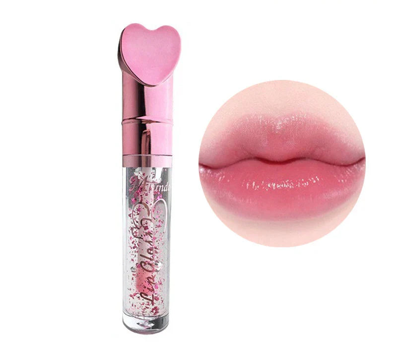 Miundo Heart Pink Magic Lip Gloss - Buy Online in Pakistan at Cosmia.pk