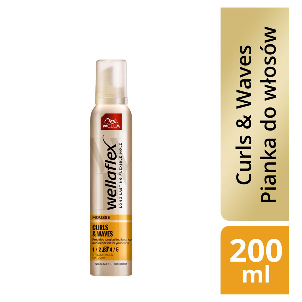Wella Wellaflex Curls & Waves Strong Hold Volume 3 Hair Mousse 200ml - Buy Online in Pakistan at Cosmia.pk