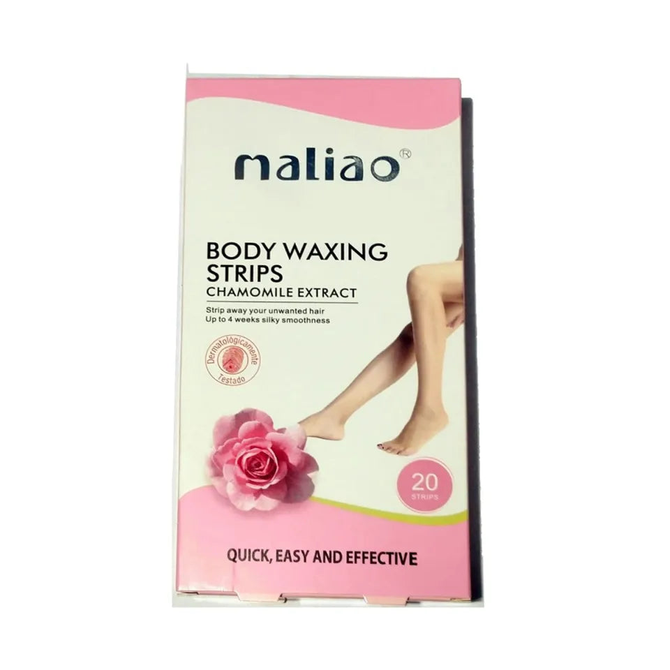 Maliao Wax Strips Extracts Full Body - 10 Strips - Buy Online in Pakistan at Cosmia.pk