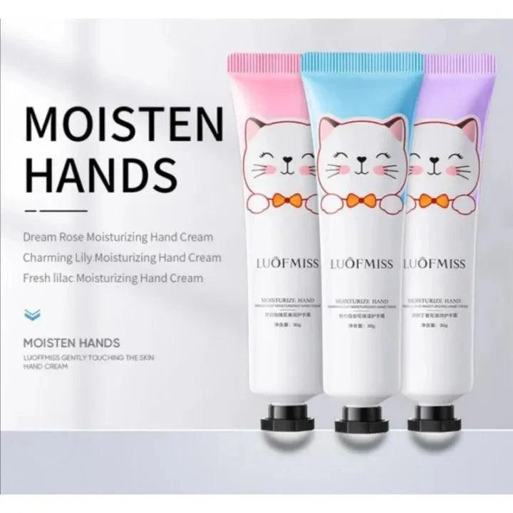 Loufmiss 5Pcs Cute Cat Hand Cream Set - Buy Online in Pakistan at Cosmia.pk