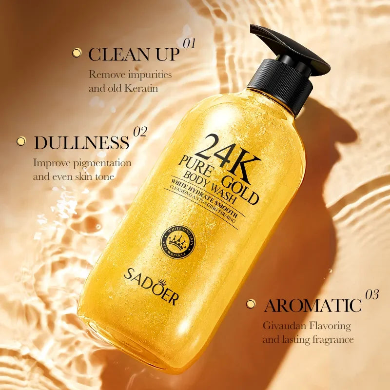 Sadoer 24K Pure Gold Body Wash - image 2
