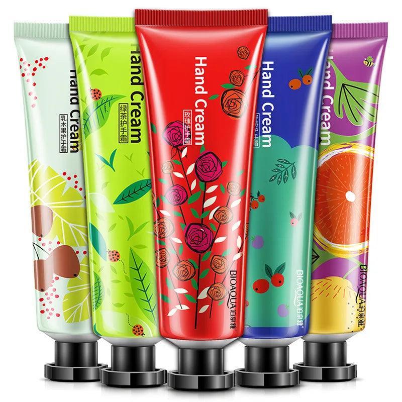 Bioaqua Plant Fragrance Moisturizing Hand Cream Set - Pack of 5 - Buy Online in Pakistan at Cosmia.pk