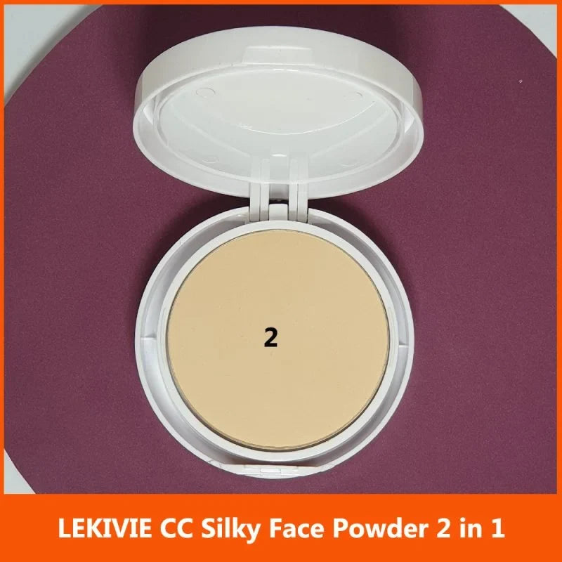 Lekivie CC Silky White Face Powder 2 in 1 - Buy Online in Pakistan at Cosmia.pk