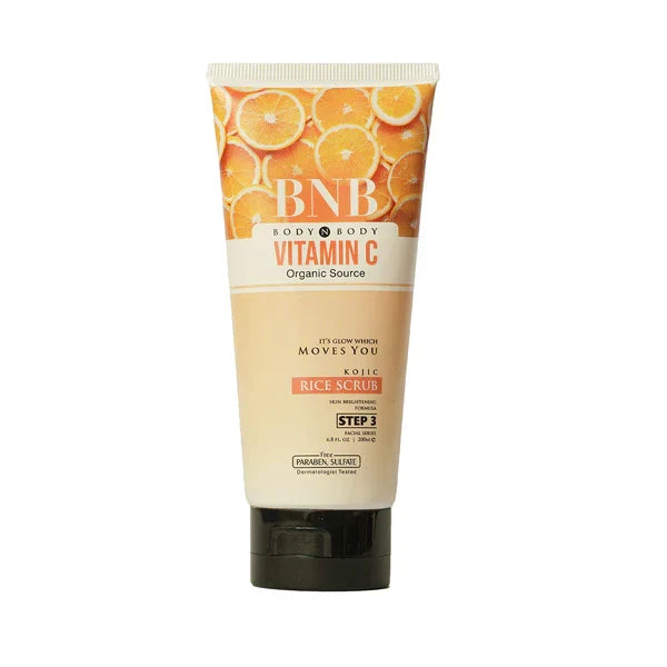 BNB Vitamin C Rice Scrub - 200ml - Buy Online in Pakistan at Cosmia.pk