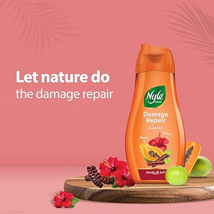 Nyle Naturals Damage Repair Shampoo - 180ml - Buy Online in Pakistan at Cosmia.pk