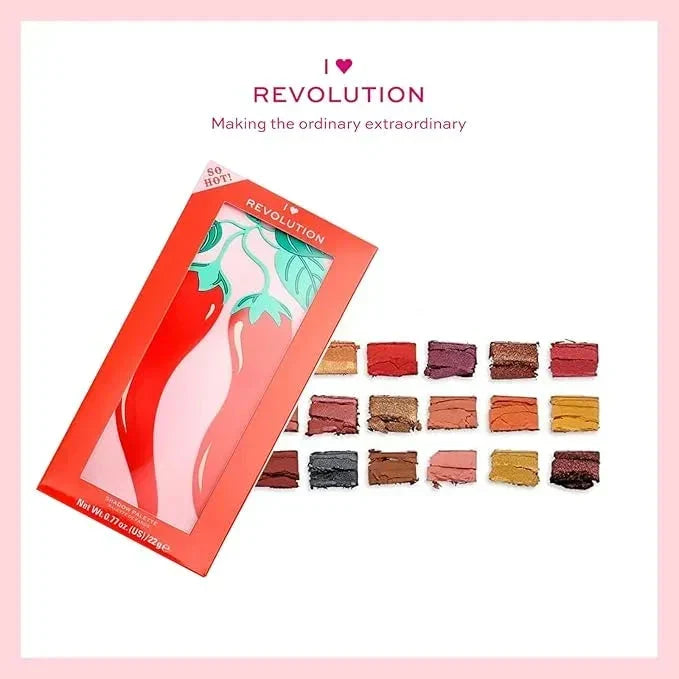 Heart Revolution Tasty Chilli Eyeshadow Palette - Buy Online in Pakistan at Cosmia.pk