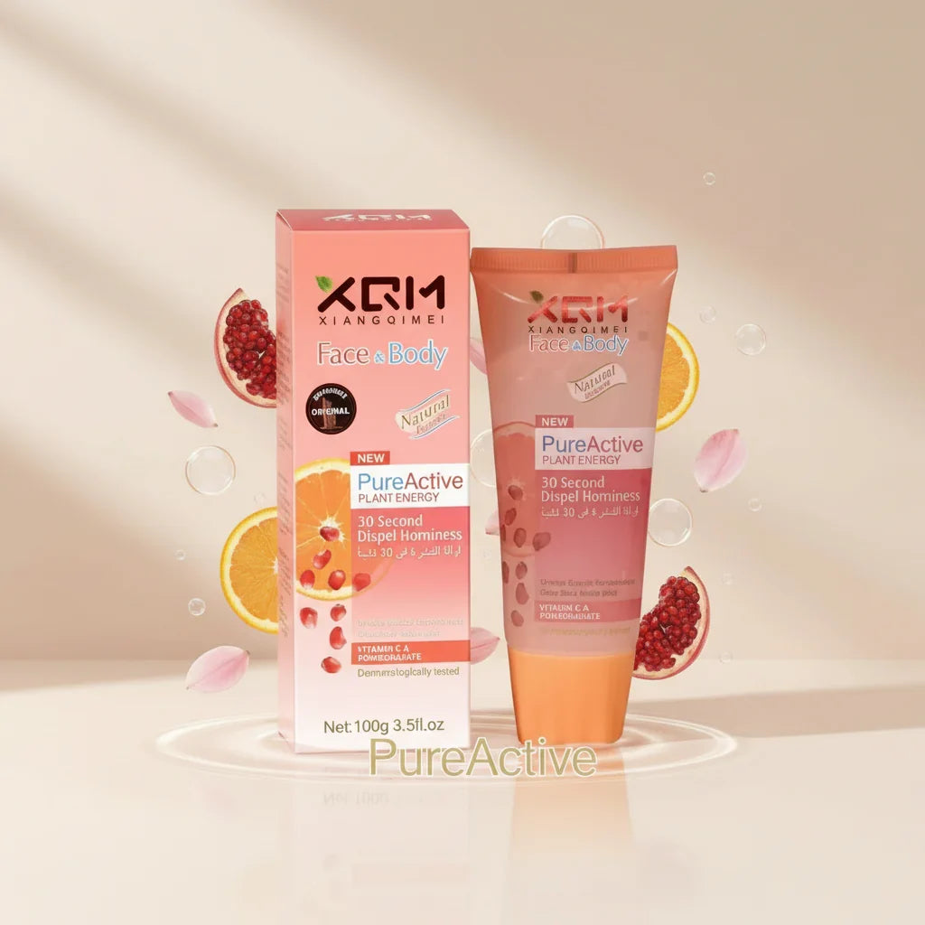 XQM Exfoliating Face and Body Scrub Gel Pomegranate and Vitamin C – 100g - Buy Online in Pakistan at Cosmia.pk