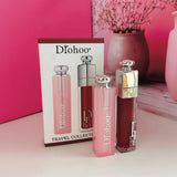 Drohoo 2 in1 Travel Size Lip Duo Set - Lip Gloss + Glossy Magic - Buy Online in Pakistan at Cosmia.pk