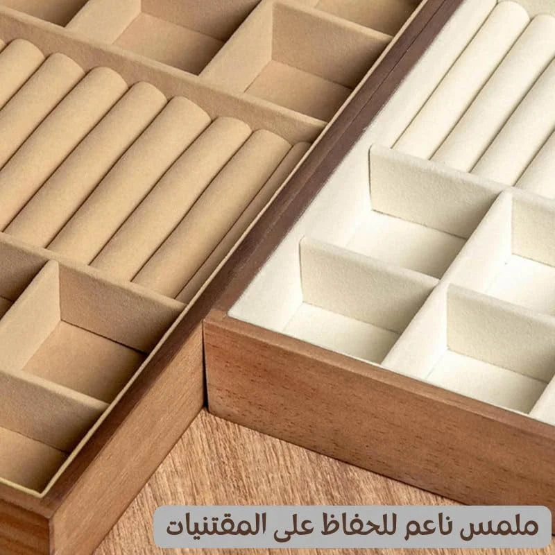 Wood 3 Drawer Jewelry Storage Organizer - Buy Online in Pakistan at Cosmia.pk