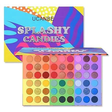 UCANBE 54 Colors Splashy Candies Eyeshadow Palette - Buy Online in Pakistan at Cosmia.pk