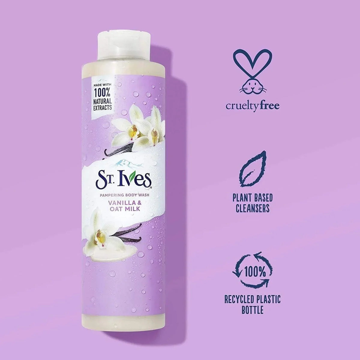 St. Ives Body Wash Vanilla & Oat Milk – 650ml - Buy Online in Pakistan at Cosmia.pk