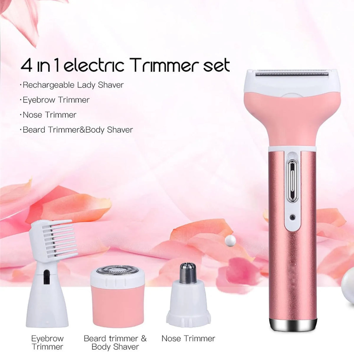 4 In 1 Rechargeable Groomer Kit - Buy Online in Pakistan at Cosmia.pk