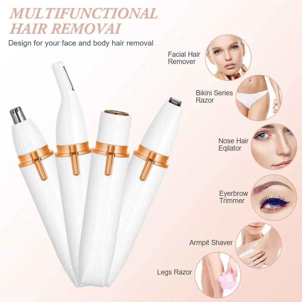 Multifunctional 4 Way Lady Shaver - Buy Online in Pakistan at Cosmia.pk