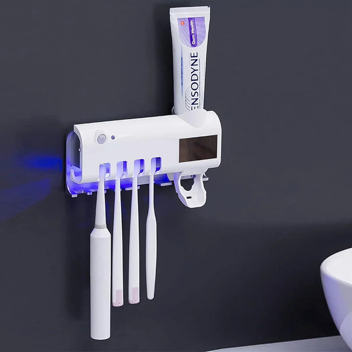 UV Toothbrush Sterilizer/Rechargeable Solar Power LED Disinfection - Buy Online in Pakistan at Cosmia.pk