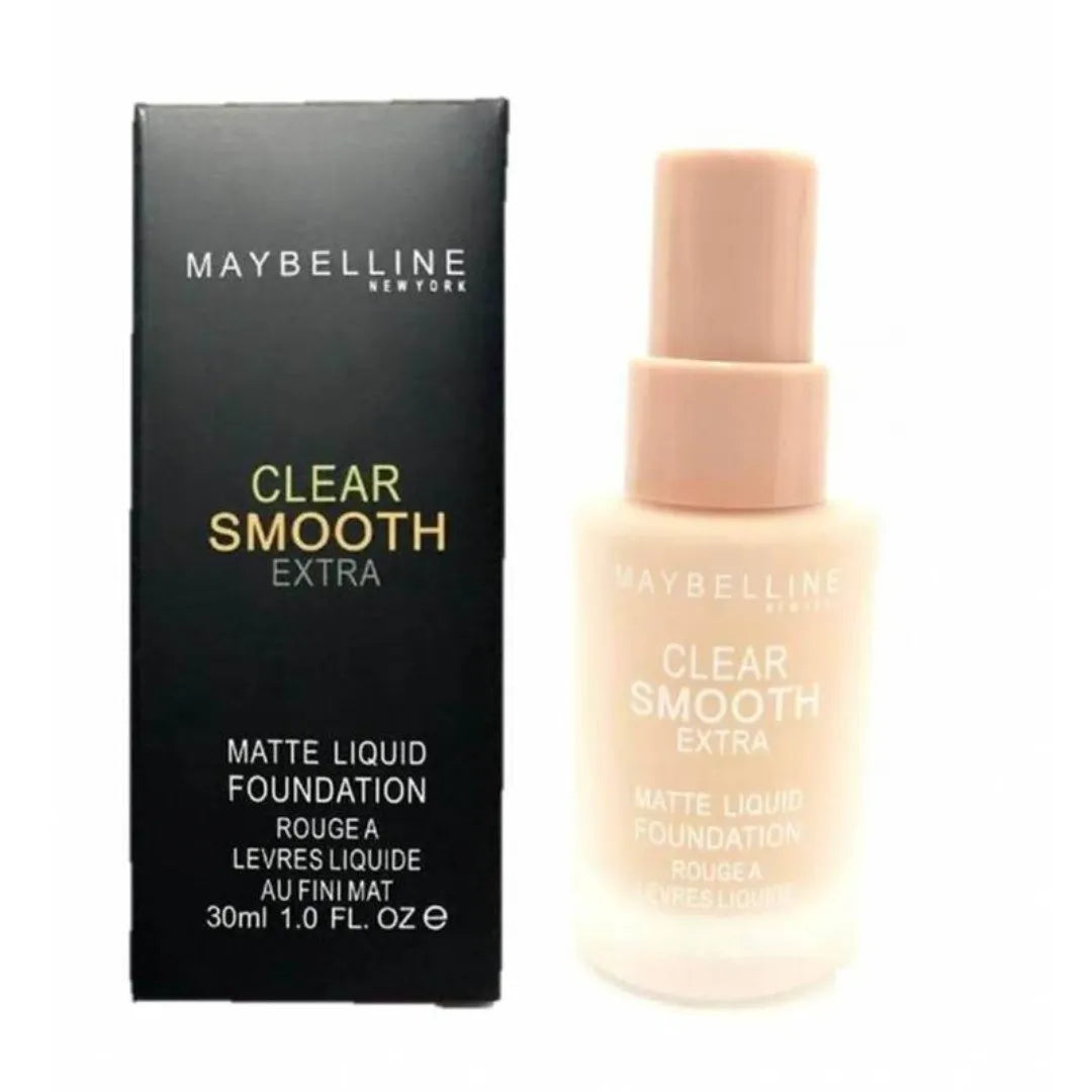 Maybelline New York Clear Smooth Extra Matte Liquid Foundation - 30ml - Buy Online in Pakistan at Cosmia.pk