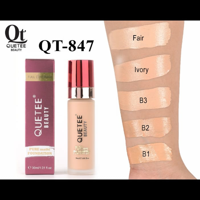 Quetee Beauty Pure Matte Foundation - Buy Online in Pakistan at Cosmia.pk