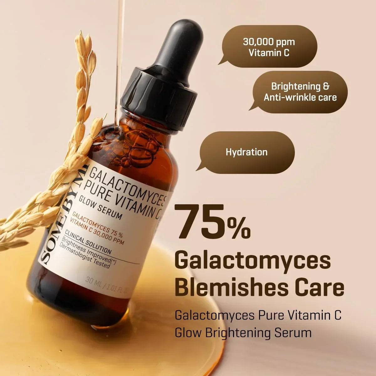 SOME BY MI Galactomyces Pure Vitamin C Glow Serum - 1.01Oz - 30ml - Buy Online in Pakistan at Cosmia.pk