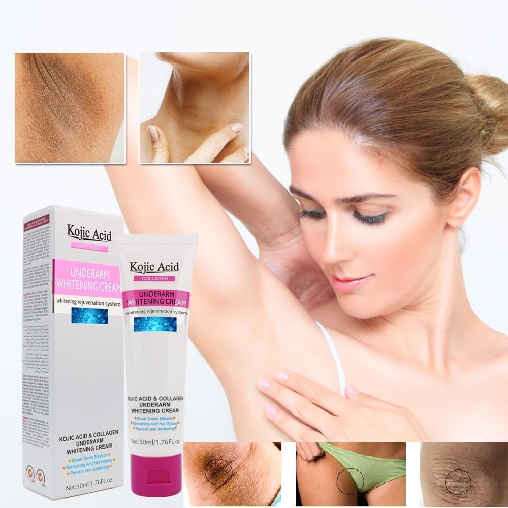 Guanjing Kojic Acid & Collagen Underarm Whitening Cream – 50ml - Buy Online in Pakistan at Cosmia.pk