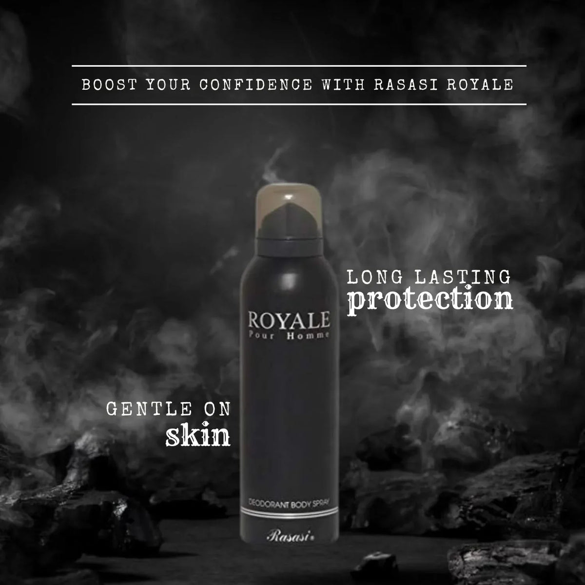 Rasasi Royale Pour Homme Deodorant Spray - Buy Online in Pakistan at Cosmia.pk