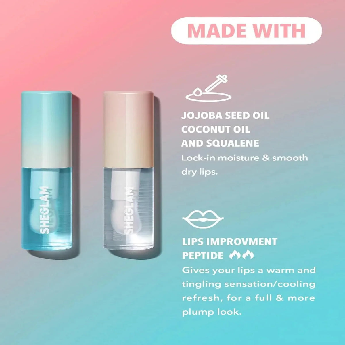 SHEGLAM Plump Addict Hot & Cold Gloss Duo 2 Pcs - Buy Online in Pakistan at Cosmia.pk