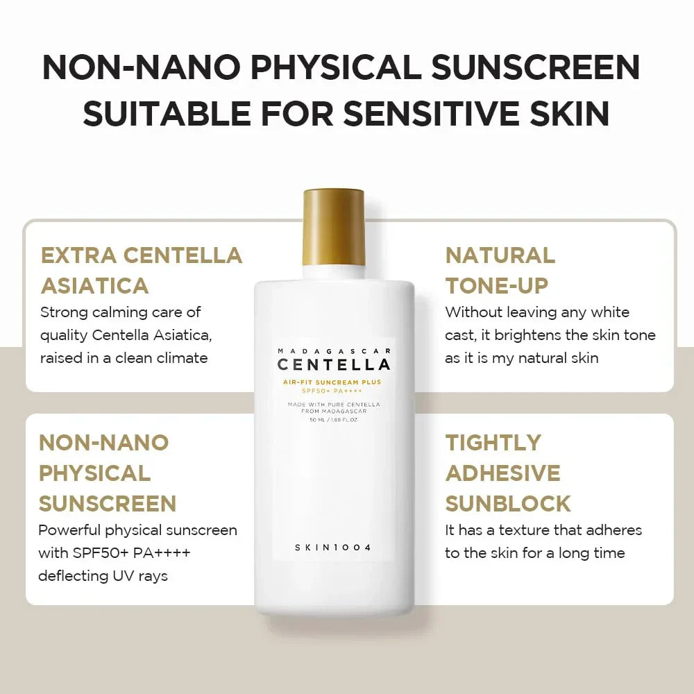 SKIN 1004 - Madagascar Centella Air Fit Suncream SPF 50 - 50 ml - Buy Online in Pakistan at Cosmia.pk