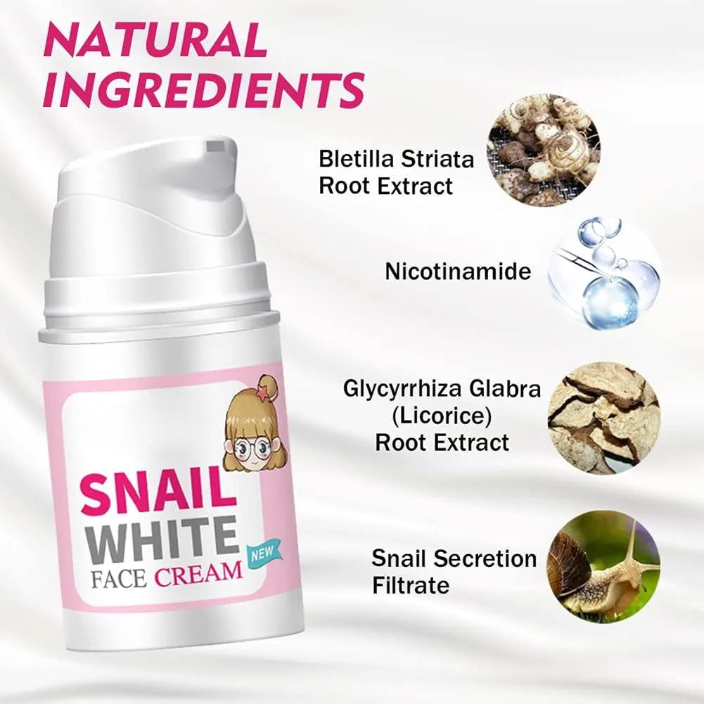 Disaar Snail Glowing Moisturizing Face Cream - 60ml - Buy Online in Pakistan at Cosmia.pk