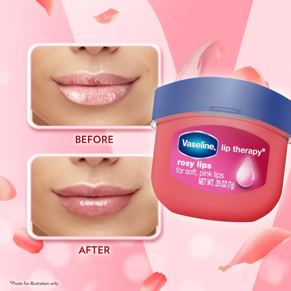 Vaseline Lip Therapy Lip Balm Rosy Lips - 7g - Buy Online in Pakistan at Cosmia.pk