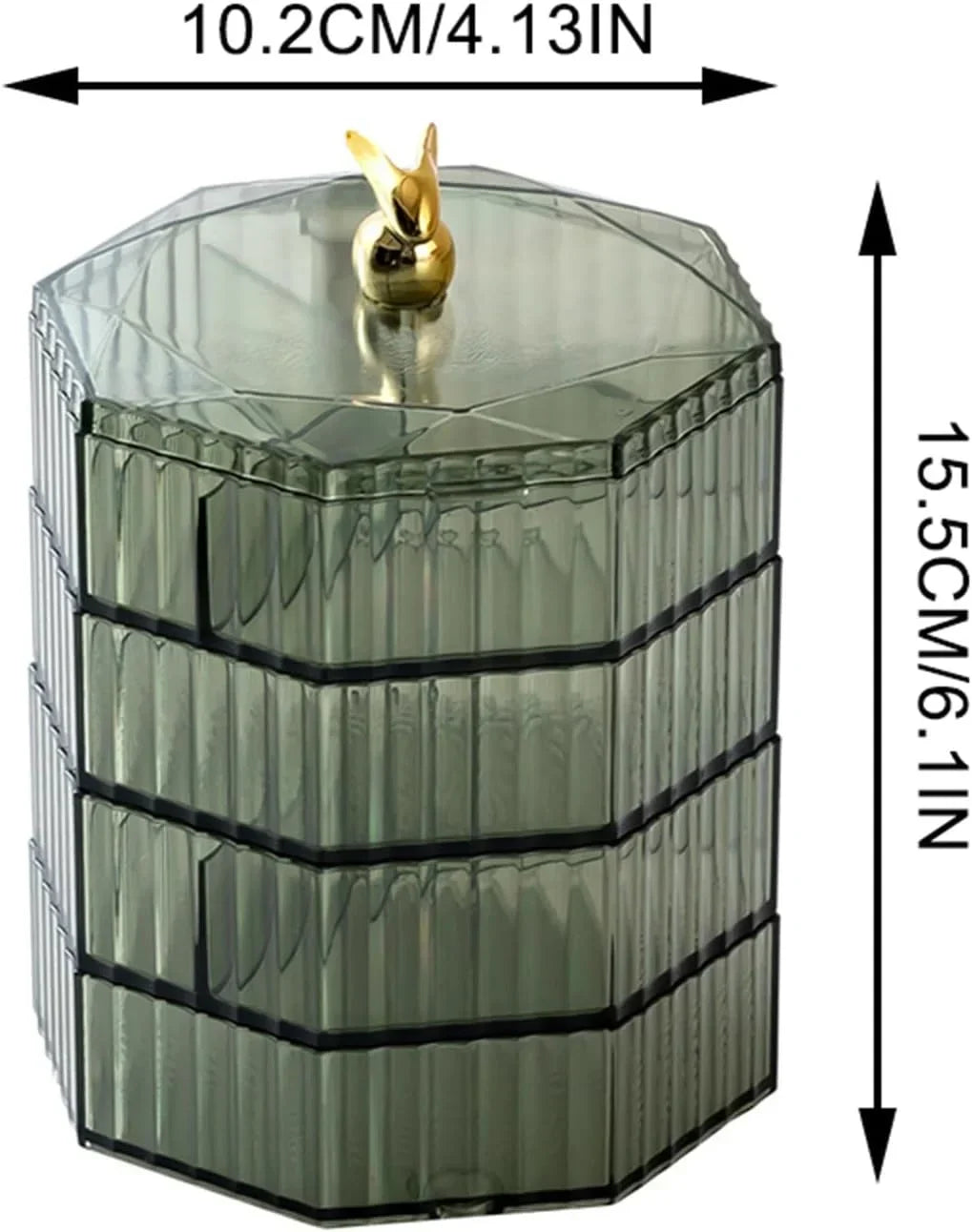 4-Layer Acrylic Jewellery Box - Buy Online in Pakistan at Cosmia.pk
