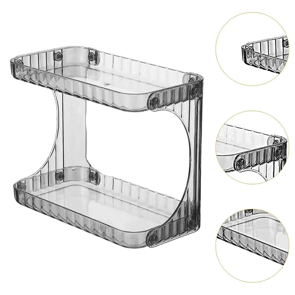 Double Layer Perfume Storage Rack - 2 Tier - Buy Online in Pakistan at Cosmia.pk