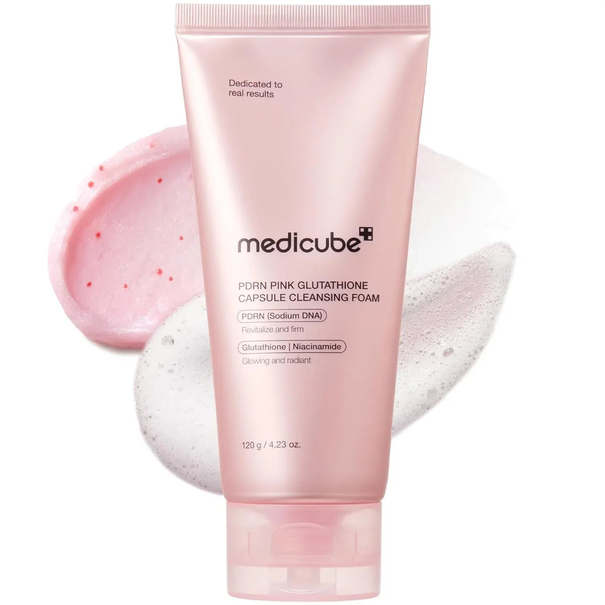 Medicube PDRN Pink Glutathione Capsule Foam Cleanser - 120g - Buy Online in Pakistan at Cosmia.pk