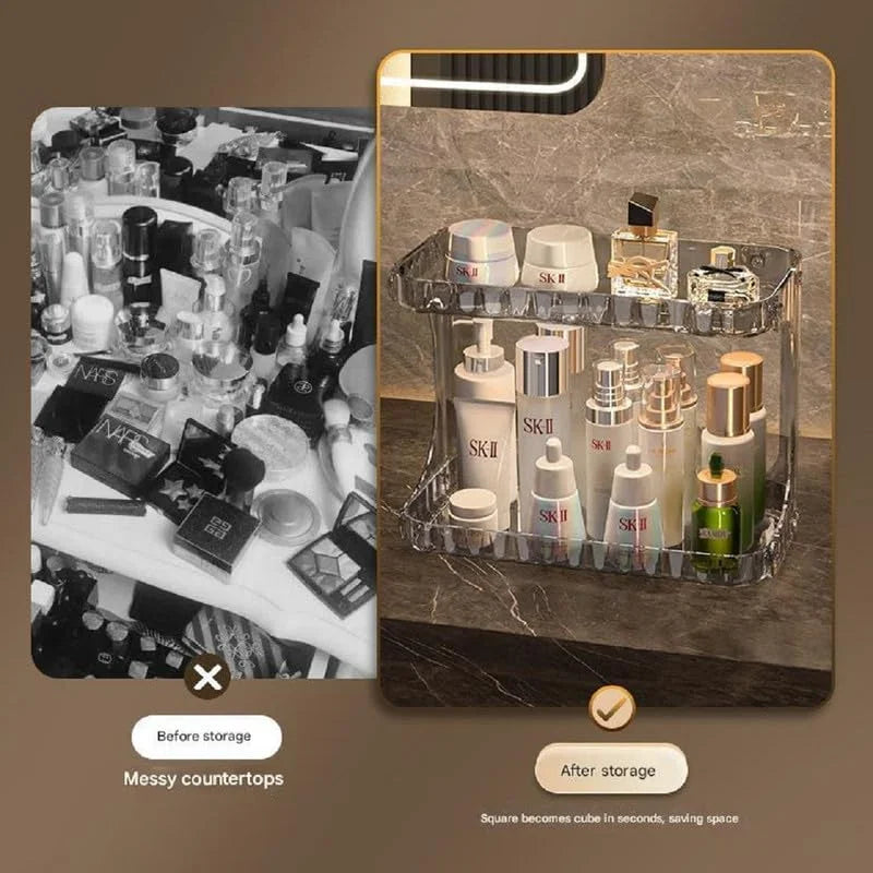 Double Layer Perfume Storage Rack - 2 Tier - Buy Online in Pakistan at Cosmia.pk
