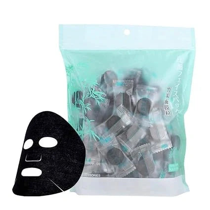 Yoyoso Bamboo Charcoal Compressed Mask 25 Pcs - Buy Online in Pakistan at Cosmia.pk
