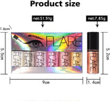 Flare Glitter Eye Shadow - 6Pcs - Buy Online in Pakistan at Cosmia.pk
