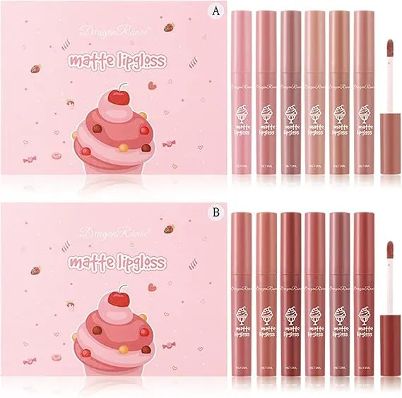 Dragon Ranee Matte Lip Gloss Set (6 Pcs) - Buy Online in Pakistan at Cosmia.pk