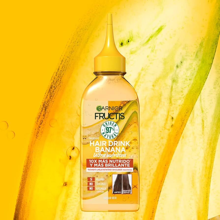 Garnier Fructis Hair Drink Banana - 200ml - Buy Online in Pakistan at Cosmia.pk