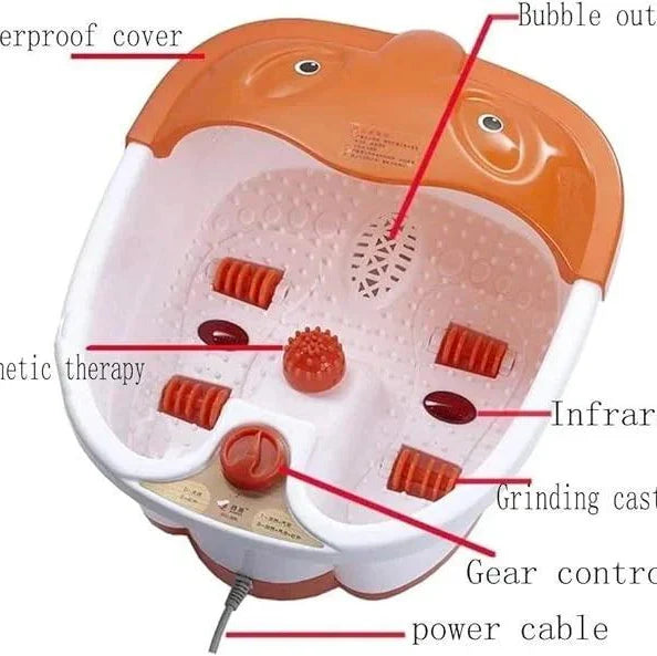 Multi-Functional Pain Relief Foot Spa Bath Massager - Buy Online in Pakistan at Cosmia.pk