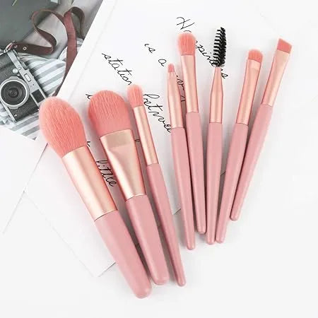 8‑Piece Mini Makeup Brush Set - Buy Online in Pakistan at Cosmia.pk