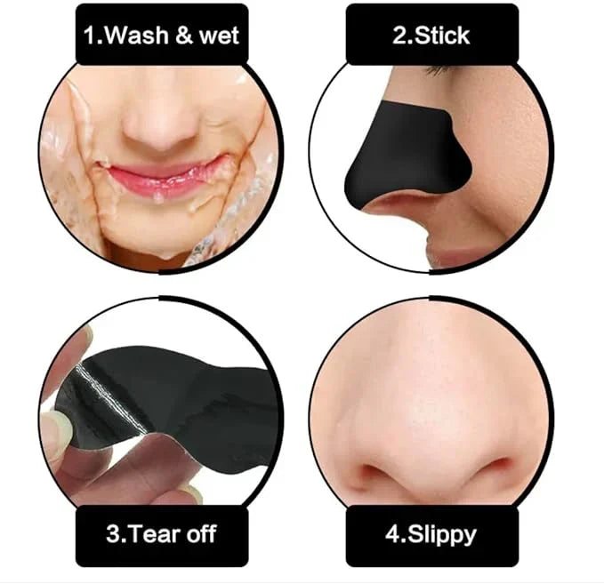 Sadoer Deep Cleansing Nose Pore Strips with Charcoal - Buy Online in Pakistan at Cosmia.pk