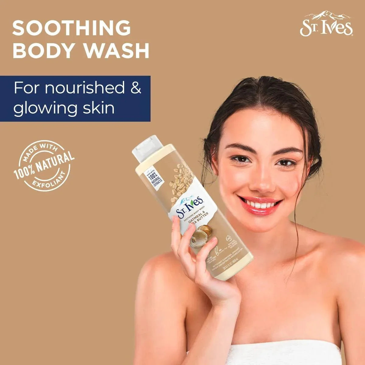 St. Ives Body Wash Soothing Oatmeal & Shea Butter - Buy Online in Pakistan at Cosmia.pk