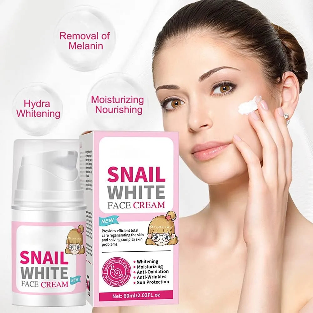 Disaar Snail Glowing Moisturizing Face Cream - 60ml - Buy Online in Pakistan at Cosmia.pk