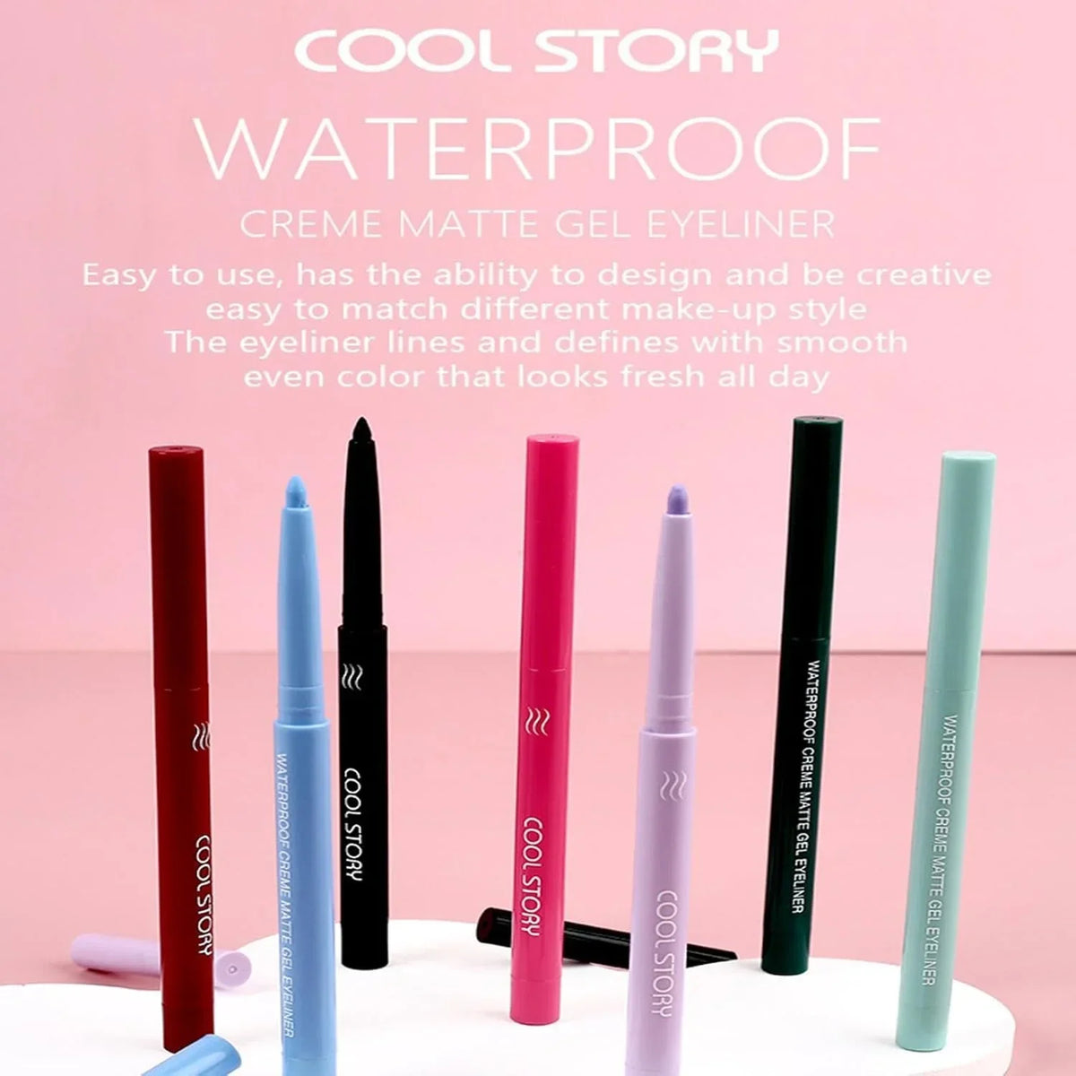 Cool Story Waterproof Colored Matte Lip Liner - 12 pcs Set - Buy Online in Pakistan at Cosmia.pk