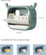 Cartoon Wall Mounted Soap Holder with Drain Drawer - Buy Online in Pakistan at Cosmia.pk