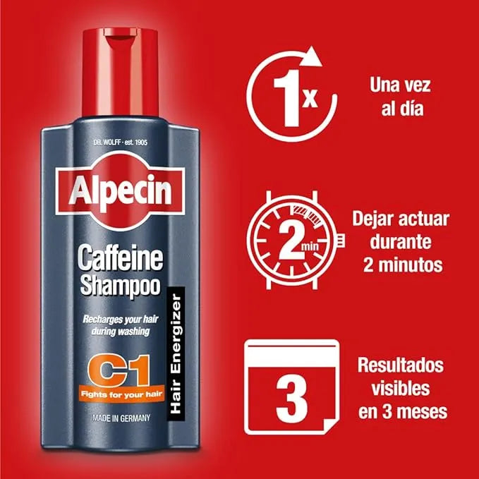 Alpecin Shampoo Caffeine Hair Energizer C1 - 250ml - Buy Online in Pakistan at Cosmia.pk