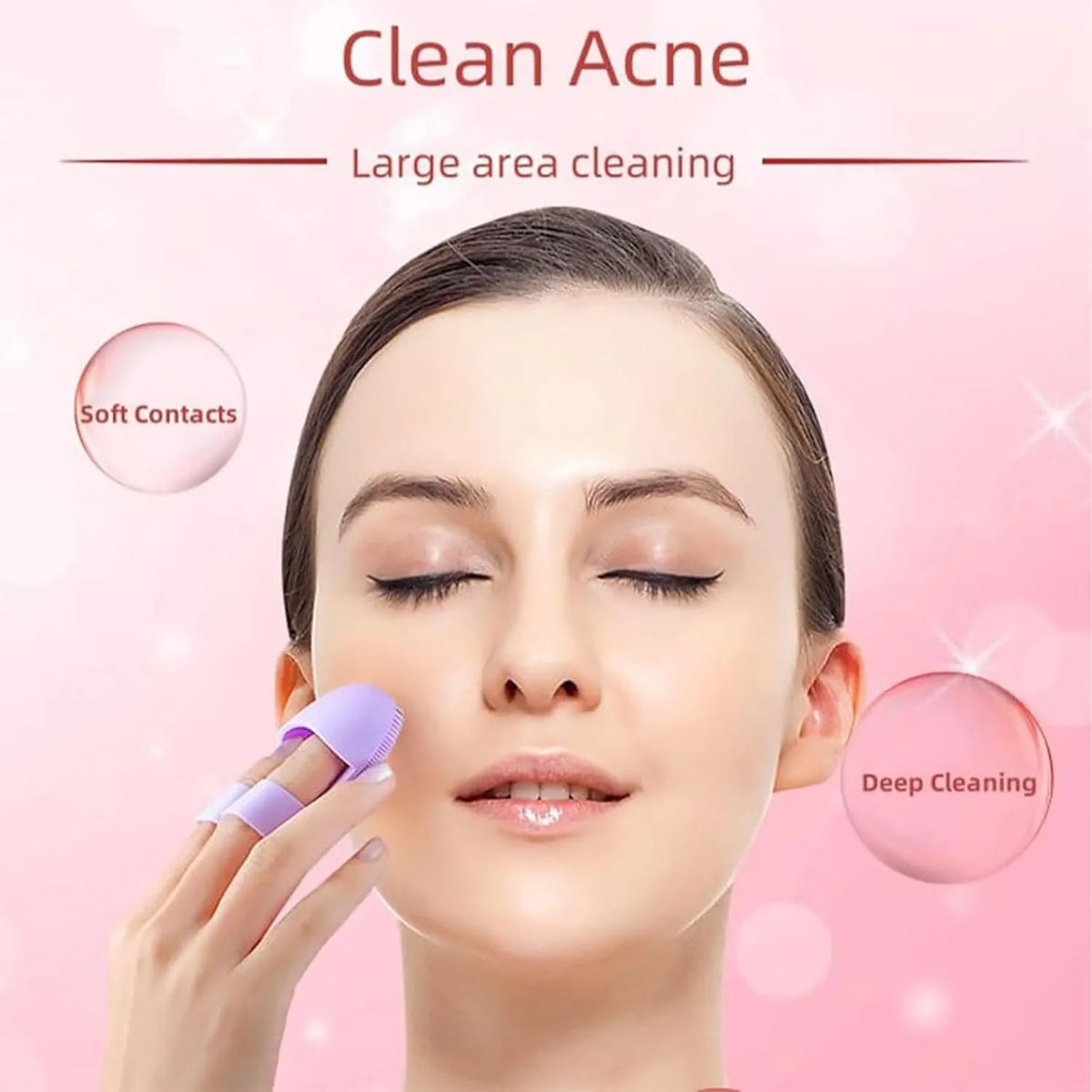Silicone Finger Facial Cleansing Brush - Buy Online in Pakistan at Cosmia.pk