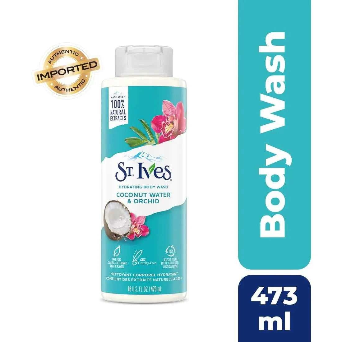 St. Ives Body Wash Coconut Water & Orchid - Buy Online in Pakistan at Cosmia.pk