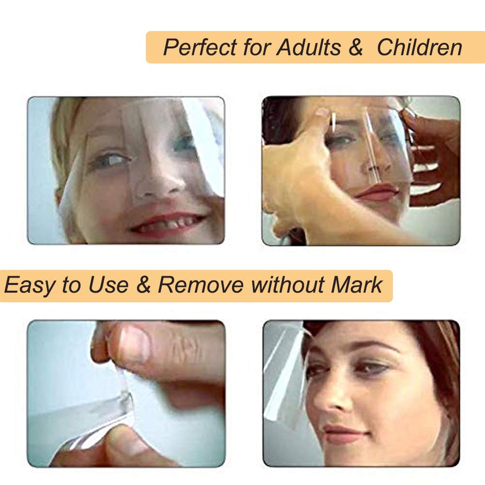 100 PCS Microblading Makeup Shower Face Shields Visors, Disposable - Buy Online in Pakistan at Cosmia.pk